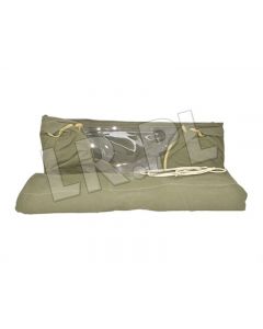 Plandeka / okap z oknami Defender 110 3/4 khaki - MUC7916AG