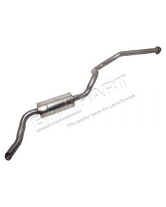Wydech końcowy z tłumikiem ze stali nierdzewnej LR Defender 110 Diesel / Benzyna 4 Cylindry od VIN 266790 - NTC1800SS