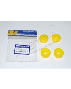 Guma zamocowania amortyzatora RRC / RR P38 / Defender od 99 / Discovery / komplet na auto / poliuretan - RNF100090PY-YELLOW