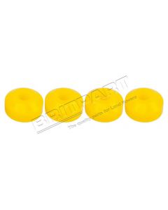 Guma zamocowania amortyzatora RRC / RR P38 / Defender od 99 / Discovery / komplet na auto / poliuretan - RNF100090YELLOW