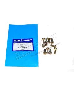 Śruba wspornika drzwi przód M6 x 16 mm Defender - SE106161LG