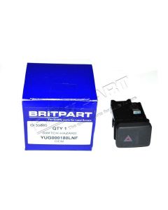 Przełącznik świateł awaryjnych Defender od 2002 - YUG000180LNFG